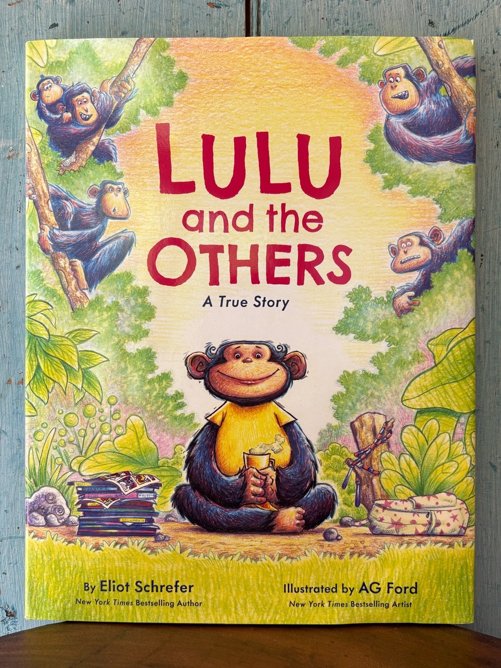 From Lola ya Bonobo Sanctuary, “Lulu & the Others” Book & Plush Bonobo Gift Set - Picture 2 of 14